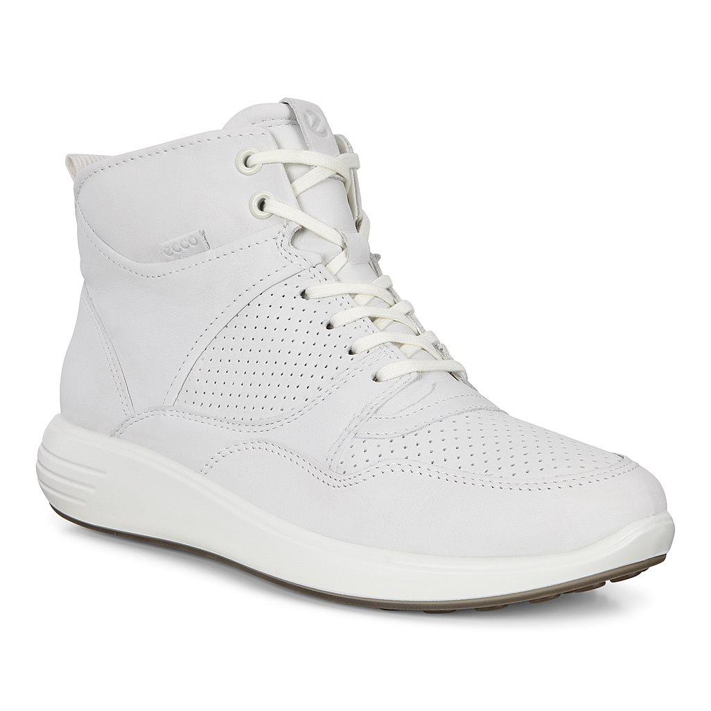 Ecco Soft 7 Runner Womens Sneakers Boots White Online - India ZRB-896730